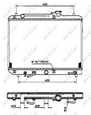 Radiator racire motor