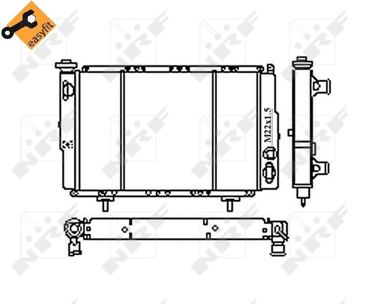 Radiator racire motor