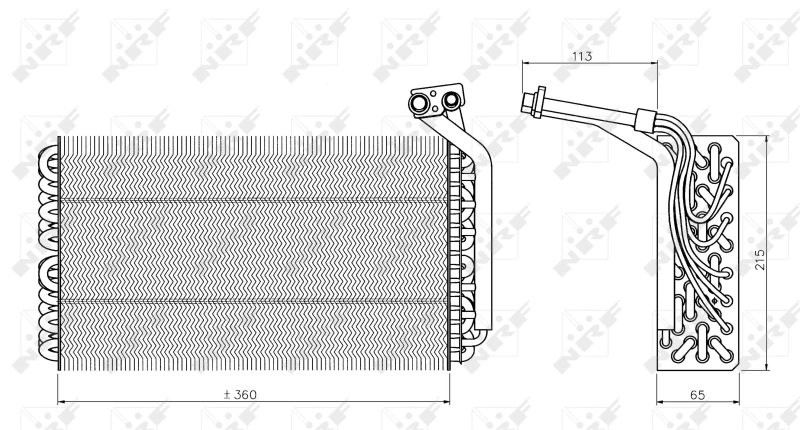Evaporator aer conditionat