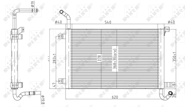 Radiator racire motor
