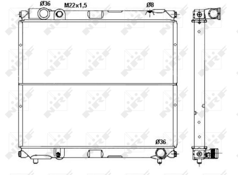 Radiator racire motor