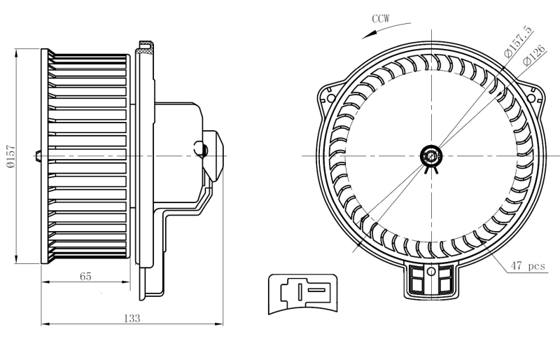 Ventilator habitaclu
