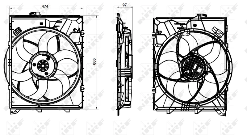 Ventilator radiator racire
