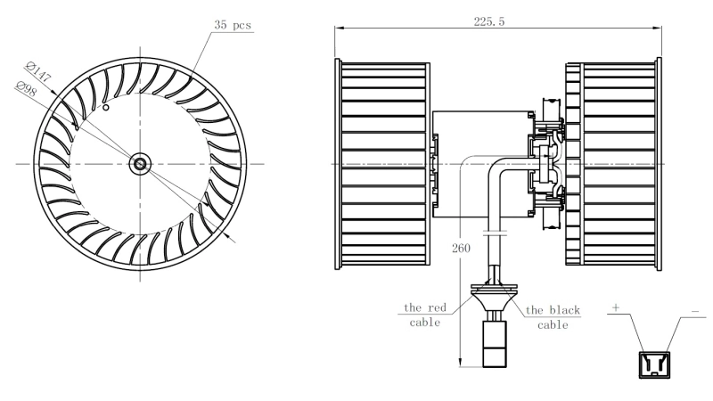 Ventilator habitaclu