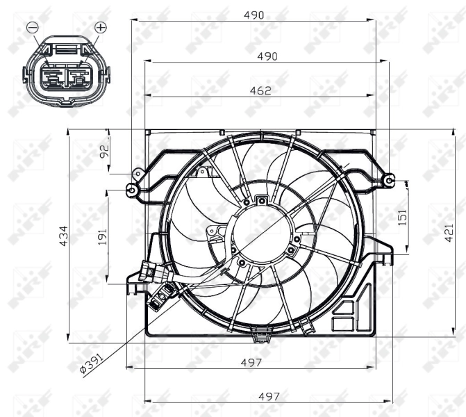 Ventilator radiator racire