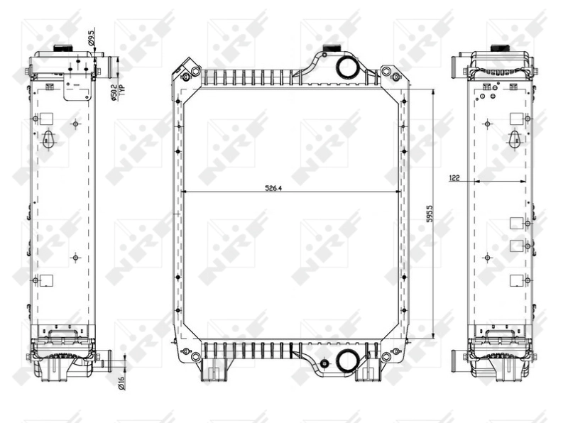 Radiator racire motor