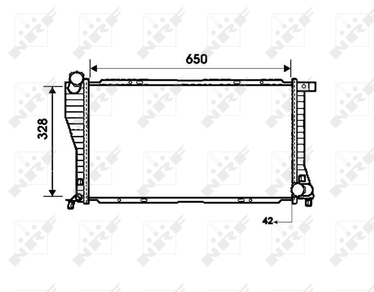 Radiator racire motor