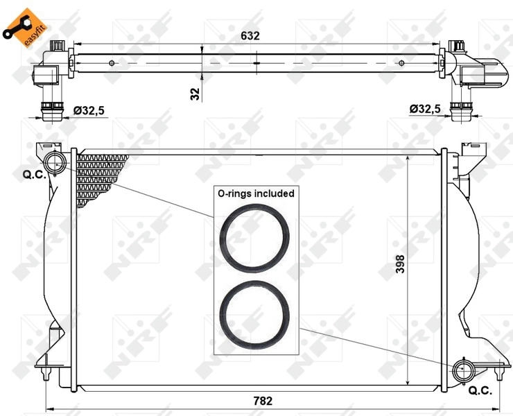 Radiator racire motor