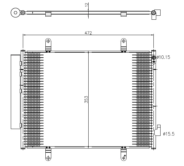 Radiator climatizare