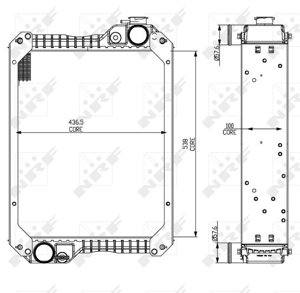 Radiator racire motor