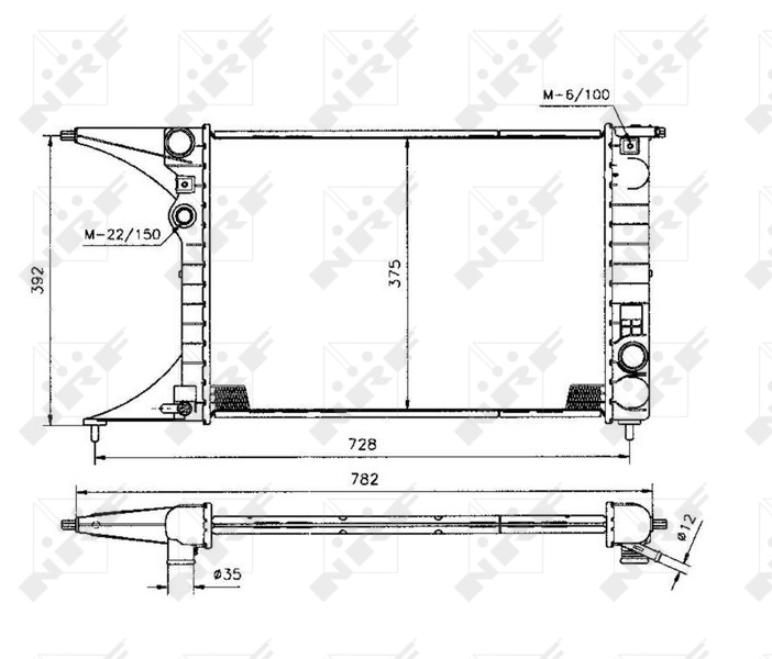 Radiator racire motor