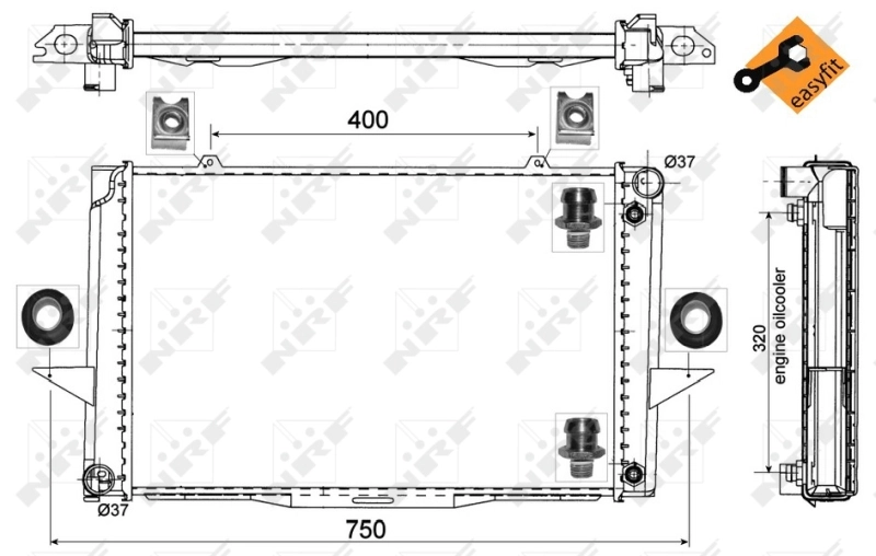 Radiator racire motor