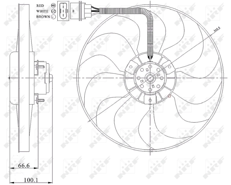 Ventilator radiator racire
