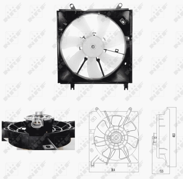 Ventilator radiator racire