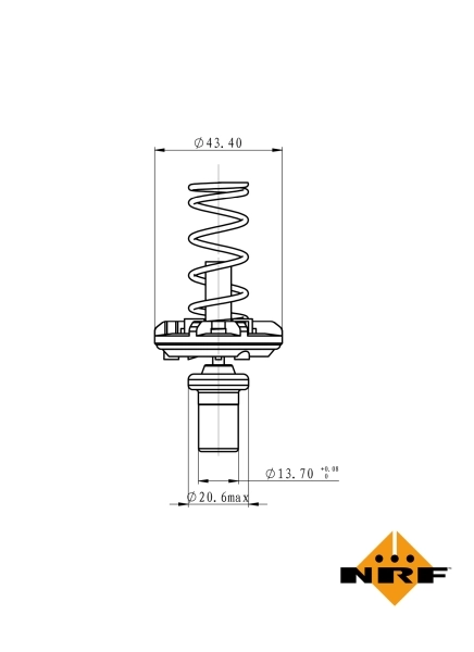 Termostat lichid racire