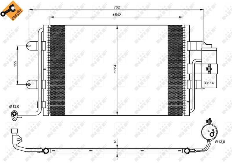 Radiator climatizare