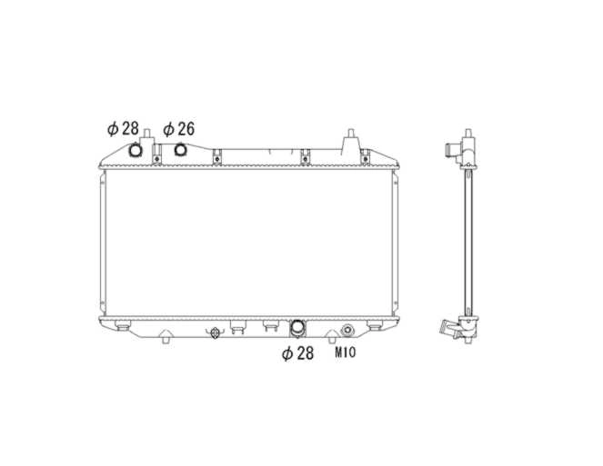 Radiator racire motor