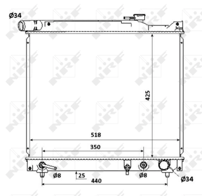 Radiator racire motor