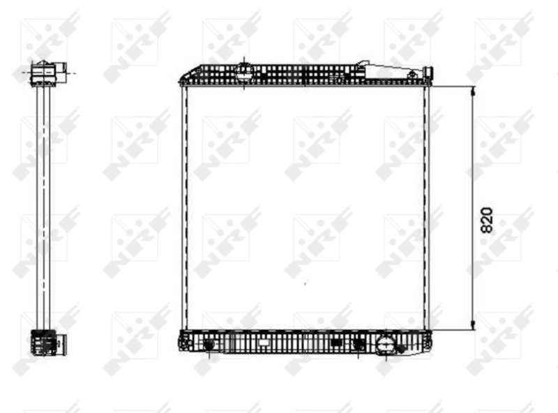 Radiator racire motor