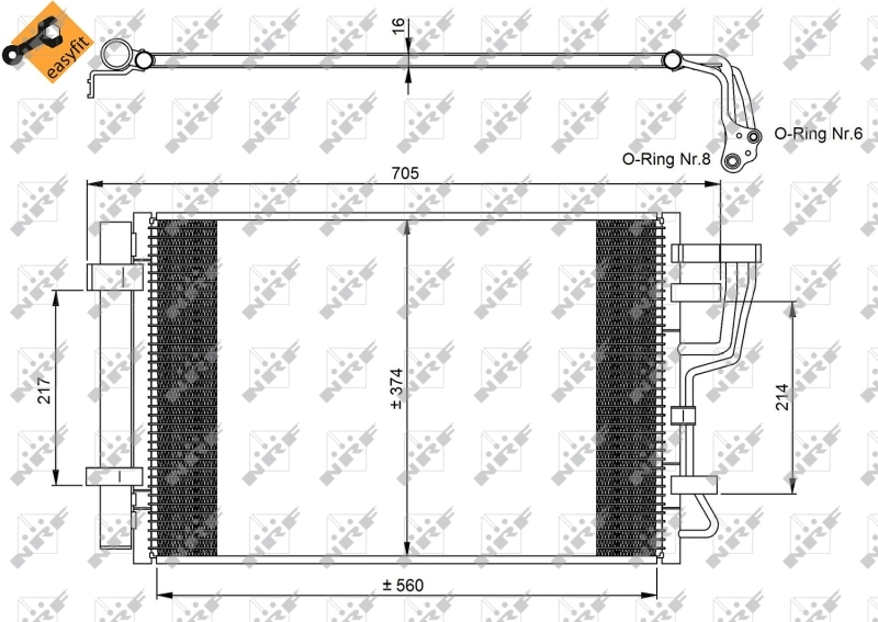 Radiator climatizare