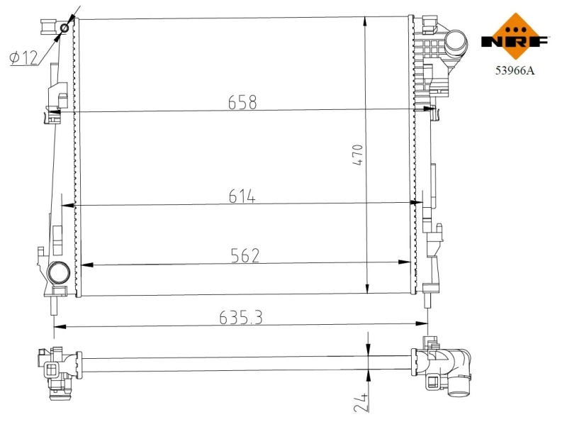 Radiator racire motor