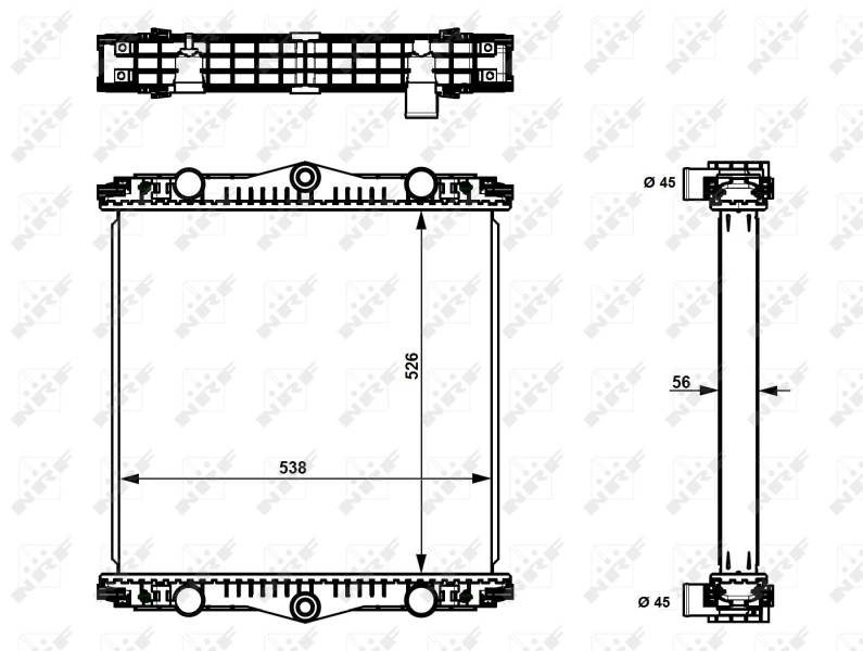 Radiator racire motor
