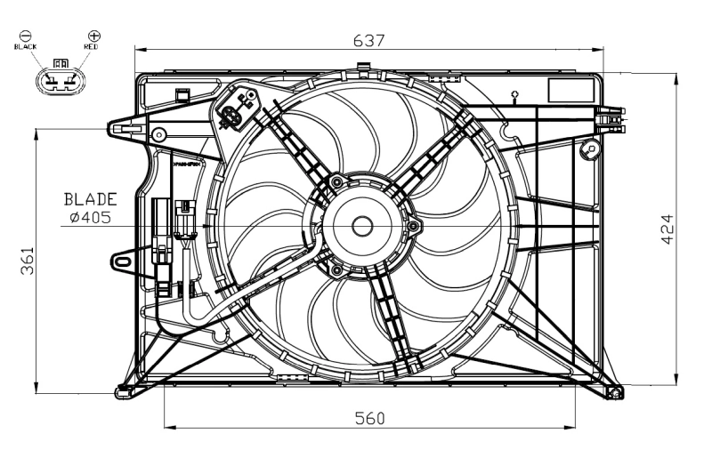 Ventilator, radiator