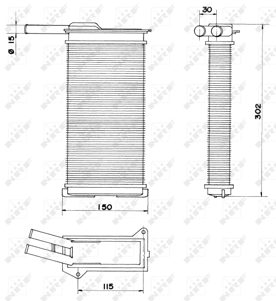 Schimbator caldura incalzire habitaclu