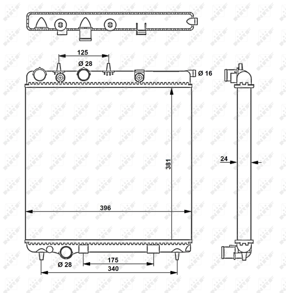 Radiator racire motor