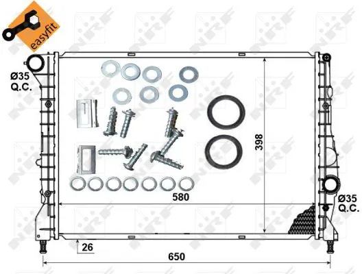 Radiator racire motor