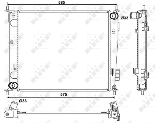 Radiator racire motor