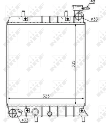 Radiator racire motor