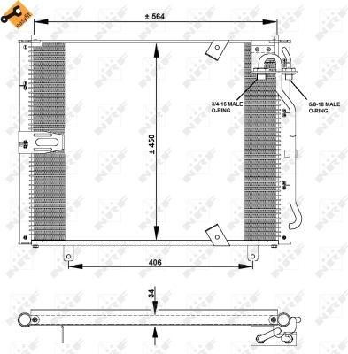 Radiator climatizare