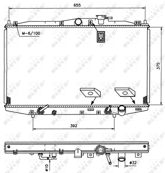 Radiator racire motor