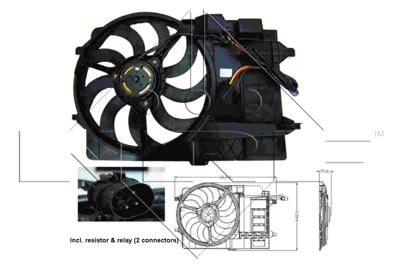 Ventilator radiator racire