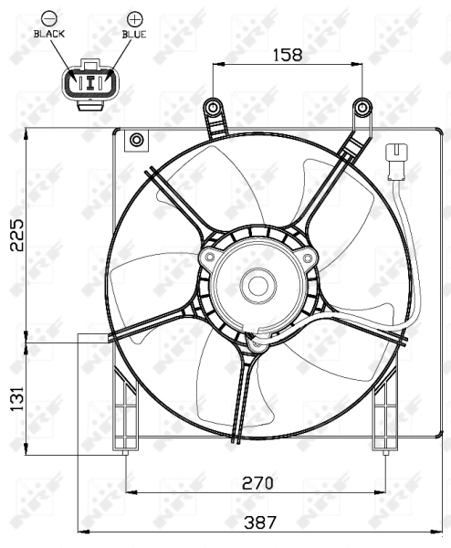 Ventilator radiator racire