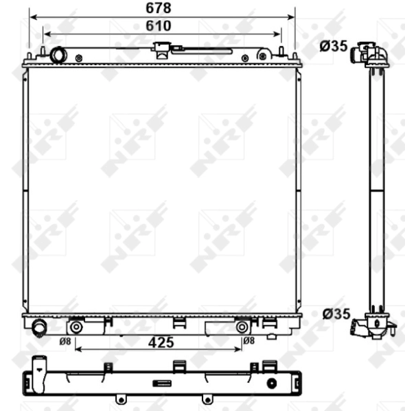 Radiator racire motor
