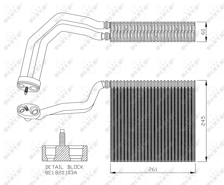 Evaporator aer conditionat