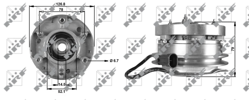 Cupla ventilator radiator