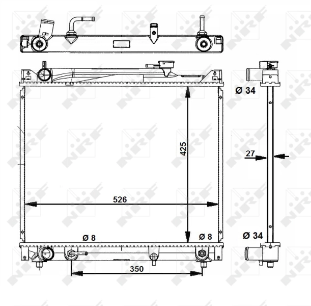 Radiator racire motor