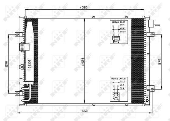 Radiator climatizare