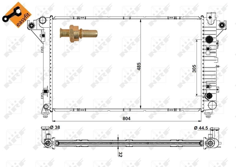 Radiator racire motor