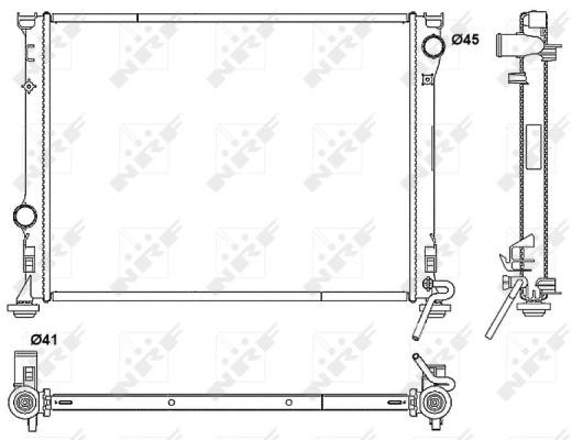 Radiator racire motor