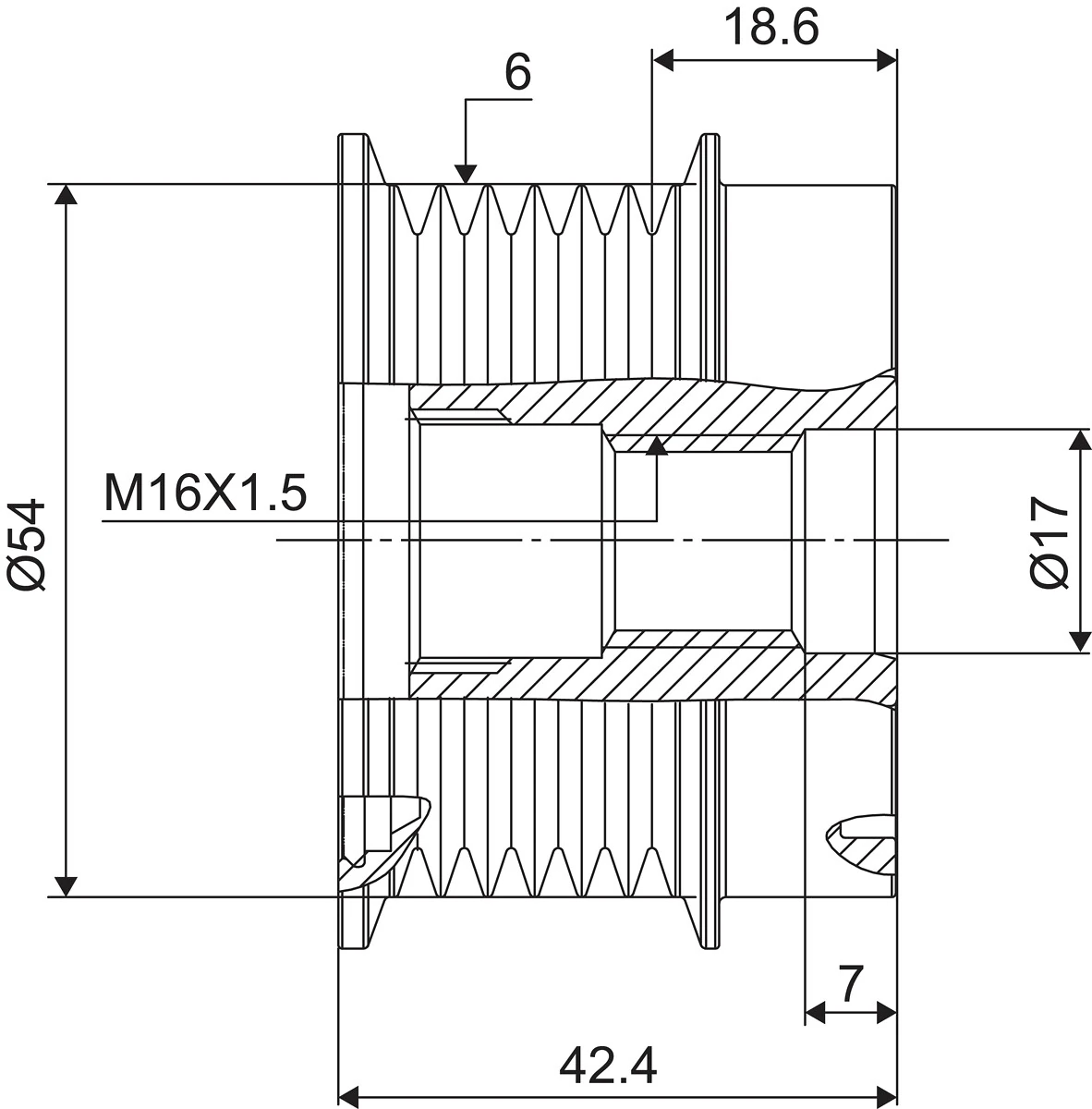 Fulie alternator