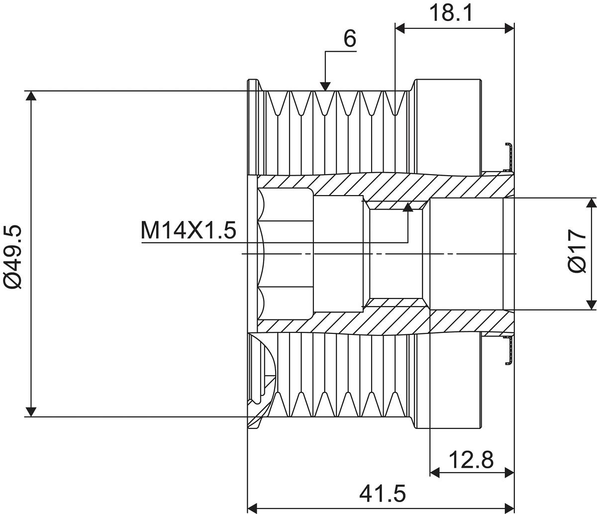 Fulie alternator
