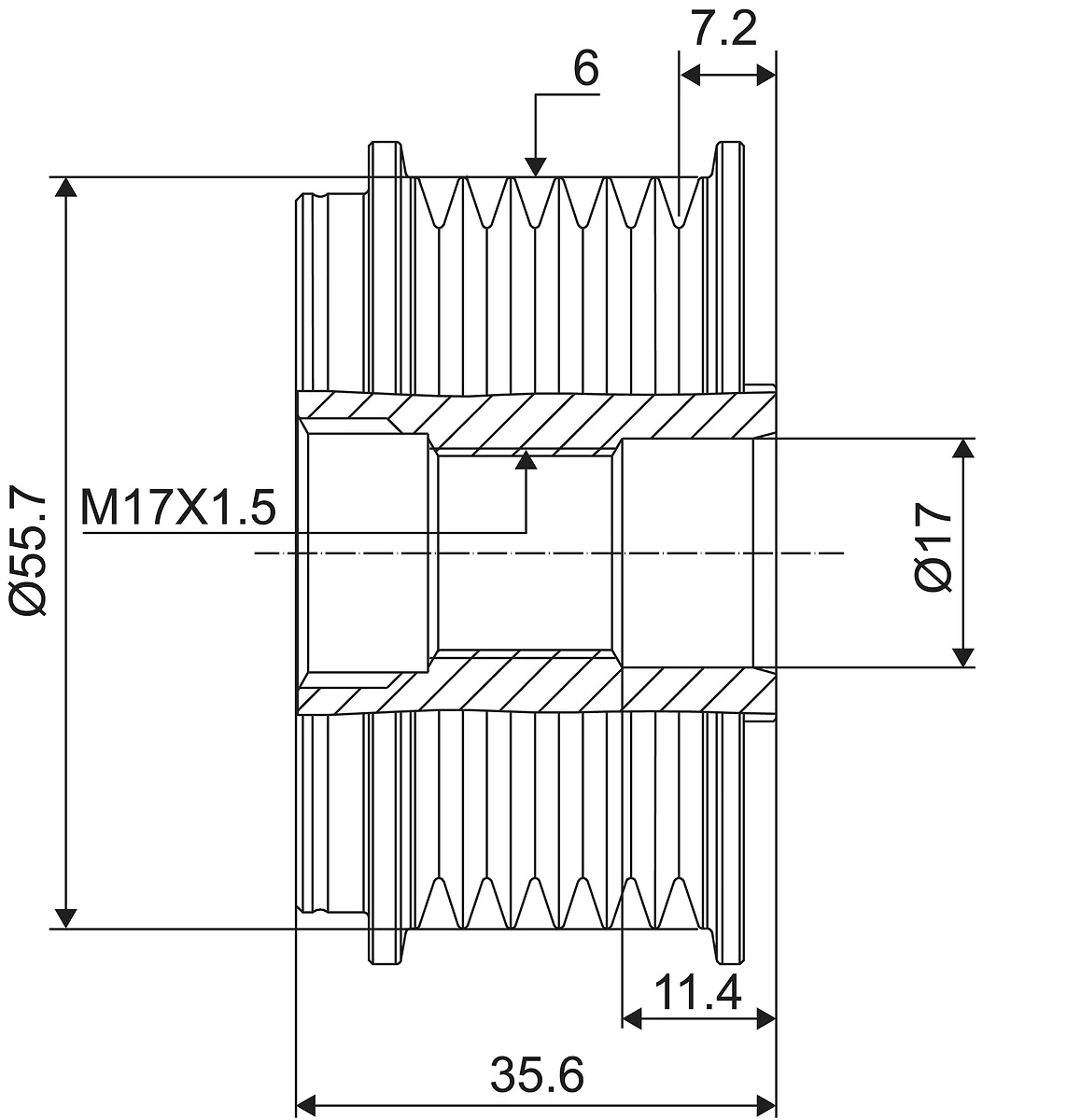 Fulie alternator