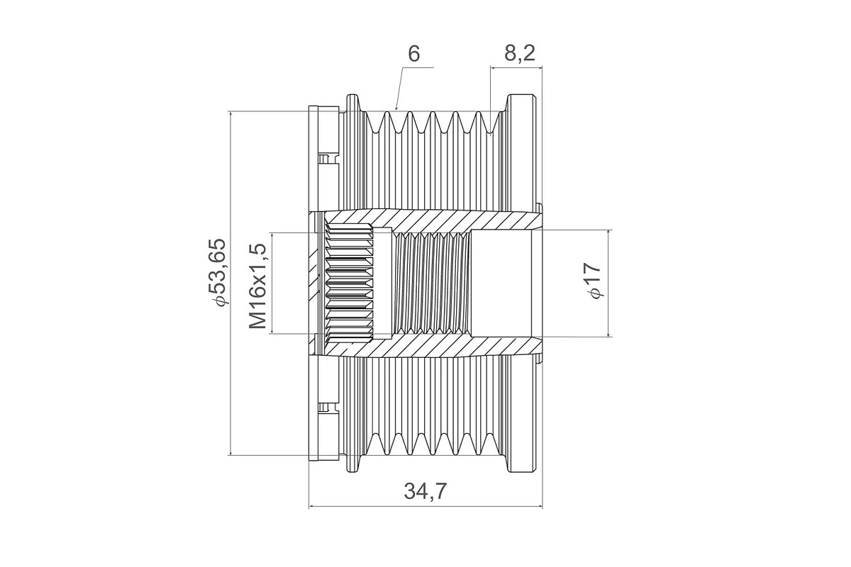 Fulie alternator