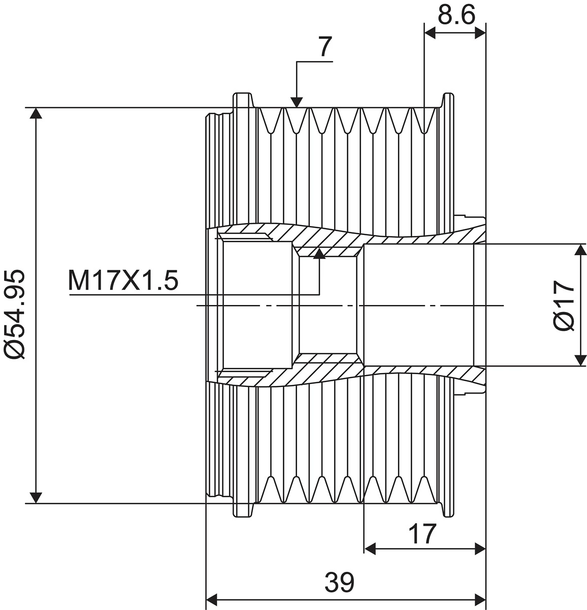 Fulie alternator