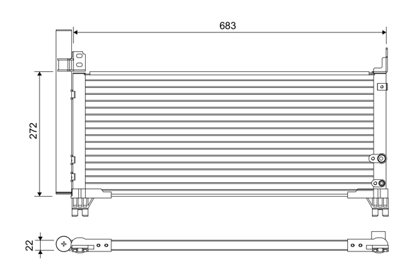 Radiator climatizare