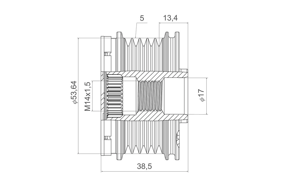 Fulie alternator